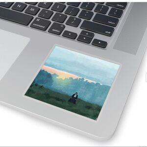 Darcy in the Mist Kiss-Cut Stickers